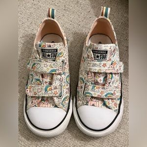 Rainbow Castle Converse - little girls